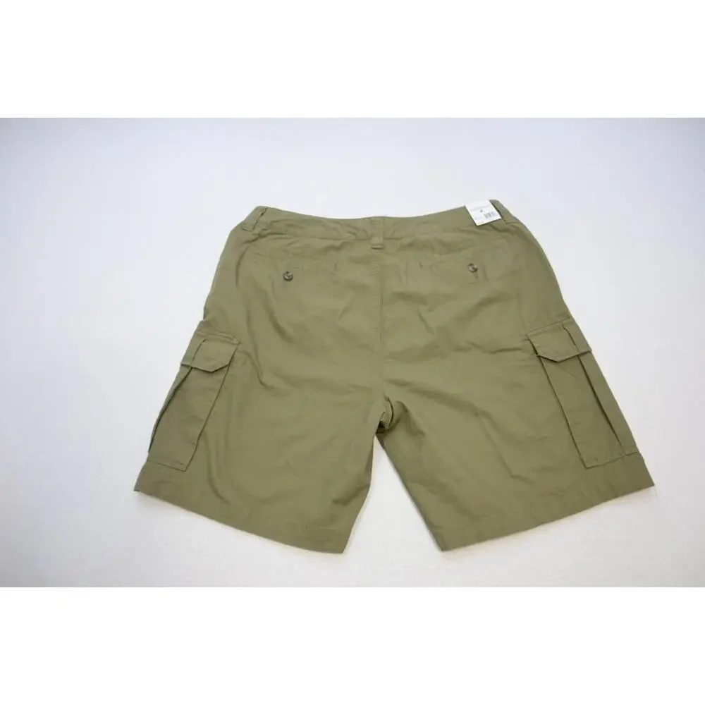 Sonoma Khaki Cargo‎ Shorts Camp Trail Mountain Hiking Green Mens Sz 38 NWT